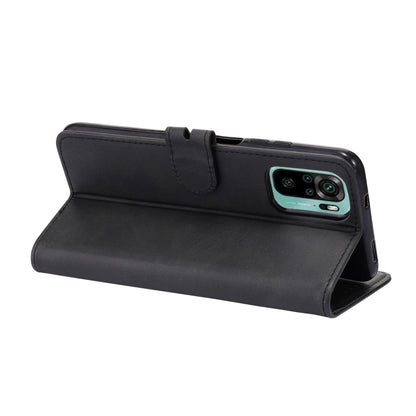 For Xiaomi Redmi Note 10 4G Embossed Happy Cat Pattern Horizontal Flip Leather Case with Holder & Card Slots & Wallet(Black) - Xiaomi Cases by buy2fix | Online Shopping UK | buy2fix