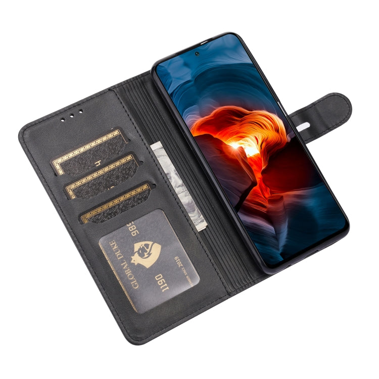 For Xiaomi Redmi Note 10 4G Embossed Happy Cat Pattern Horizontal Flip Leather Case with Holder & Card Slots & Wallet(Black) - Xiaomi Cases by buy2fix | Online Shopping UK | buy2fix