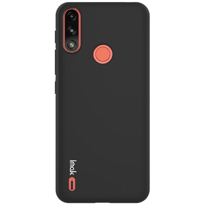 For Motorola Moto E7 Power IMAK UC-3 Series Shockproof Frosted TPU Protective Case(Black) - Motorola Cases by imak | Online Shopping UK | buy2fix