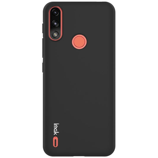 For Motorola Moto E7 Power IMAK UC-3 Series Shockproof Frosted TPU Protective Case(Black) - Motorola Cases by imak | Online Shopping UK | buy2fix