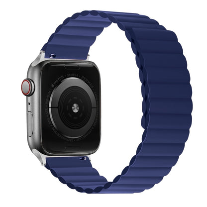 Silicone Magnetic Watch Band For Apple Watch Series 7 41mm / 6 & SE & 5 & 4 40mm / 3 & 2 & 1 38mm(Red) by buy2fix