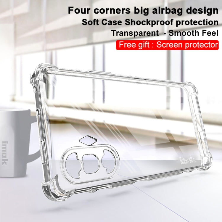 For Xiaomi Redmi K40 IMAK All-inclusive Shockproof Airbag TPU Case with Screen Protector(Transparent) - Xiaomi Cases by imak | Online Shopping UK | buy2fix