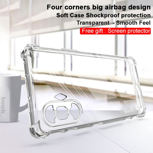 For Xiaomi Redmi K40 IMAK All-inclusive Shockproof Airbag TPU Case with Screen Protector(Transparent) - Xiaomi Cases by imak | Online Shopping UK | buy2fix