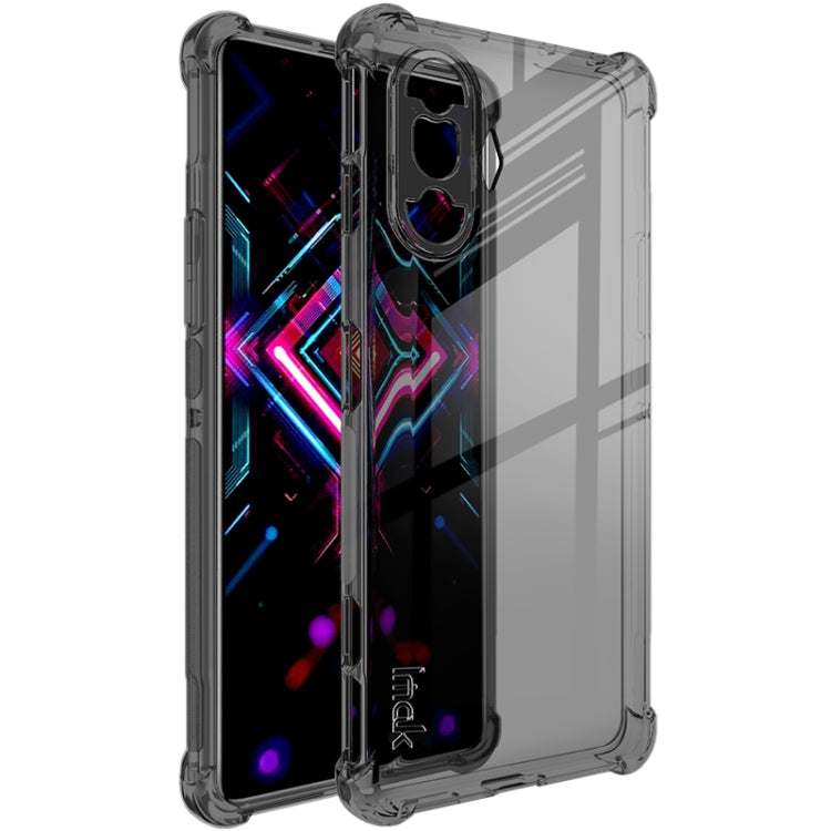 For Xiaomi Redmi K40 IMAK All-inclusive Shockproof Airbag TPU Case with Screen Protector(Transparent Black) - Xiaomi Cases by imak | Online Shopping UK | buy2fix