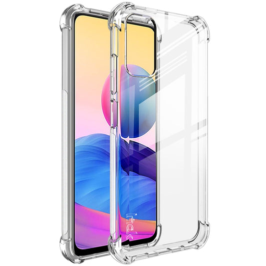 For Xiaomi Redmi Note 10 5G IMAK All-inclusive Shockproof Airbag TPU Case with Screen Protector(Transparent) - Xiaomi Cases by imak | Online Shopping UK | buy2fix