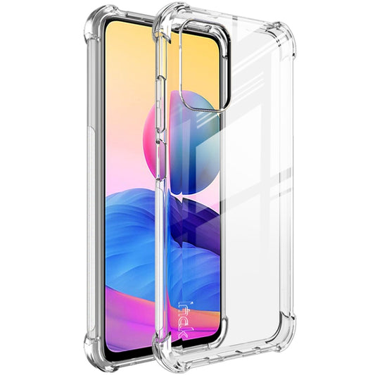 For Xiaomi Redmi Note 10s IMAK All-inclusive Shockproof Airbag TPU Case with Screen Protector(Transparent) - Xiaomi Cases by imak | Online Shopping UK | buy2fix