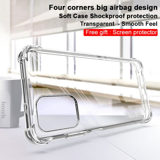 For Xiaomi Redmi Note 10s IMAK All-inclusive Shockproof Airbag TPU Case with Screen Protector(Transparent) - Xiaomi Cases by imak | Online Shopping UK | buy2fix