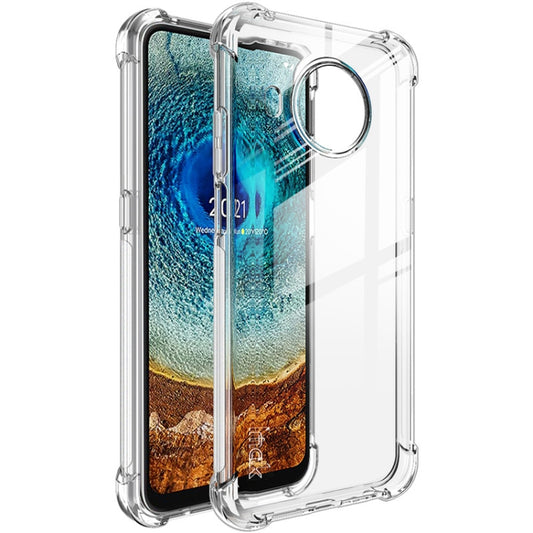 For Nokia X10 / X20 IMAK All-inclusive Shockproof Airbag TPU Case with Screen Protector(Transparent) - Nokia Cases by imak | Online Shopping UK | buy2fix
