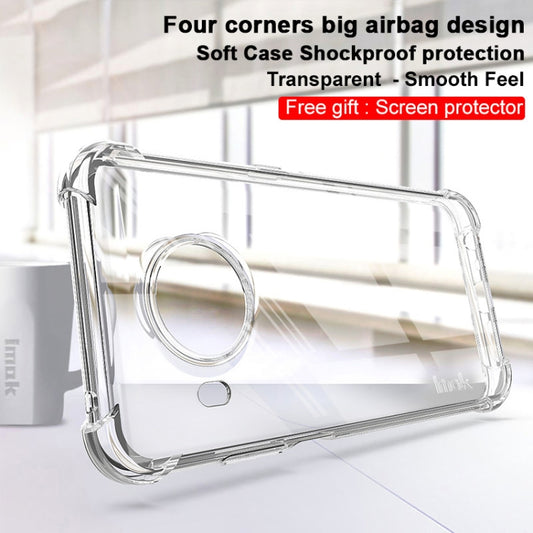 For Nokia X10 / X20 IMAK All-inclusive Shockproof Airbag TPU Case with Screen Protector(Transparent) - Nokia Cases by imak | Online Shopping UK | buy2fix