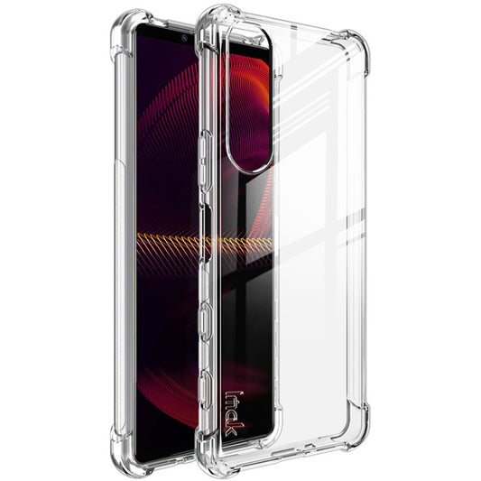 For Sony Xperia 5 III IMAK All-inclusive Shockproof Airbag TPU Case with Screen Protector(Transparent) - Xiaomi Cases by imak | Online Shopping UK | buy2fix
