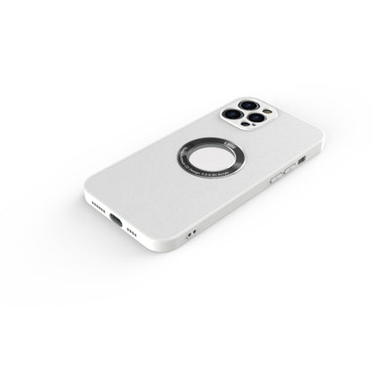 For iPhone 12 PU+PC+TPU Mobile Phone Protective Case(White) - iPhone 12 / 12 Pro Cases by buy2fix | Online Shopping UK | buy2fix