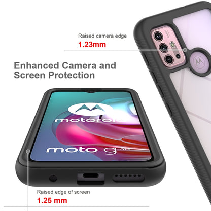 For Motorola Moto G30 Starry Sky Solid Color Series Shockproof PC + TPU Protective Case(Purple) - Motorola Cases by buy2fix | Online Shopping UK | buy2fix