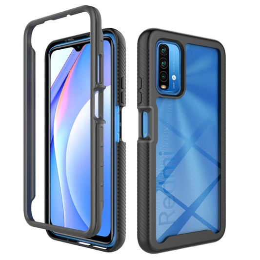For Xiaomi Poco M3 / Redmi 9T Starry Sky Solid Color Series Shockproof PC + TPU Protective Case(Black) - Xiaomi Cases by buy2fix | Online Shopping UK | buy2fix