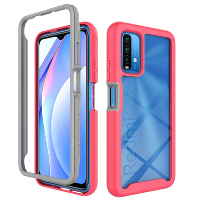 For Xiaomi Poco M3 / Redmi 9T Starry Sky Solid Color Series Shockproof PC + TPU Protective Case(Rose Red) - Xiaomi Cases by buy2fix | Online Shopping UK | buy2fix