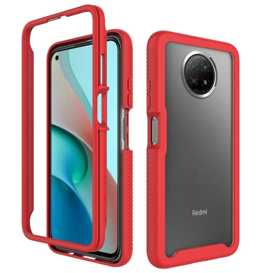 For Xiaomi Redmi Note 9T Starry Sky Solid Color Series Shockproof PC + TPU Protective Case(Red) - Xiaomi Cases by buy2fix | Online Shopping UK | buy2fix