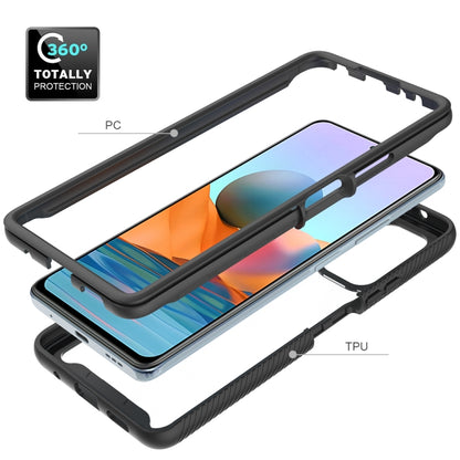 For Xiaomi Redmi Note 10 Pro Starry Sky Solid Color Series Shockproof PC + TPU Protective Case(Purple) - Xiaomi Cases by buy2fix | Online Shopping UK | buy2fix
