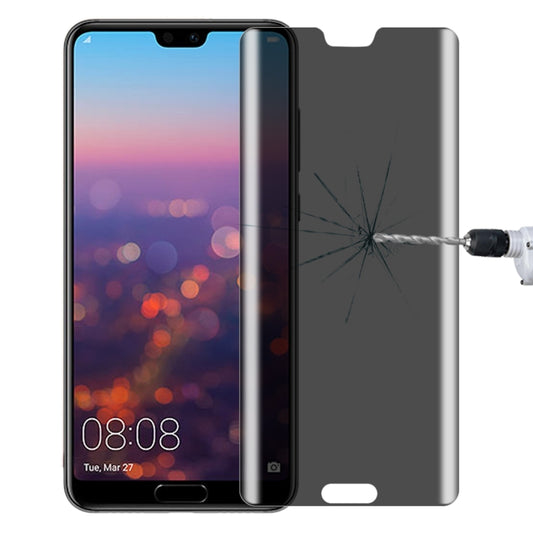 For Huawei P20 9H Surface Hardness 180 Degree Privacy Anti Glare Screen Protector - Huawei Tempered Glass by buy2fix | Online Shopping UK | buy2fix