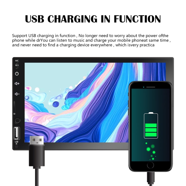 Q3161 7 inch Car MP5 Player Support FM / TF / Bluetooth with Remote Controler - Car MP3 & MP4 & MP5 by buy2fix | Online Shopping UK | buy2fix