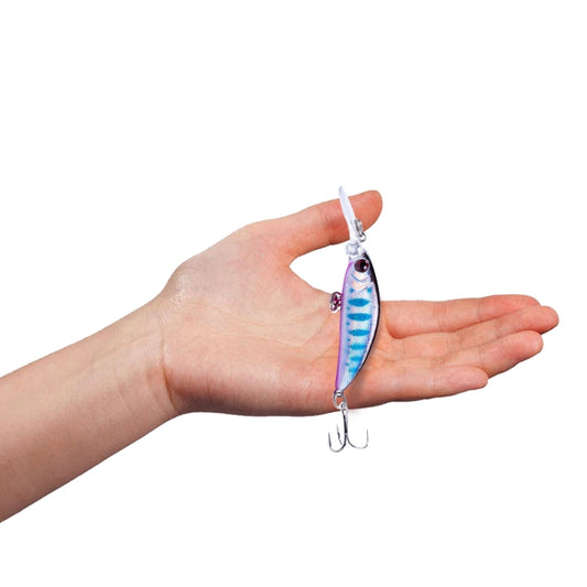 HENGJIA Long Throw Bionic Cocked Mouth Fake Bait Fishing Three-jaw Treble Hooks(2#) - Fishing Lures by HENGJIA | Online Shopping UK | buy2fix