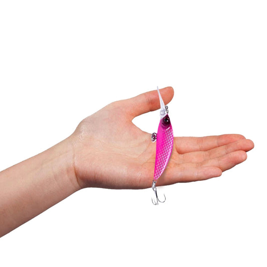 HENGJIA Long Throw Bionic Cocked Mouth Fake Bait Fishing Three-jaw Treble Hooks(3#) - Fishing Lures by HENGJIA | Online Shopping UK | buy2fix