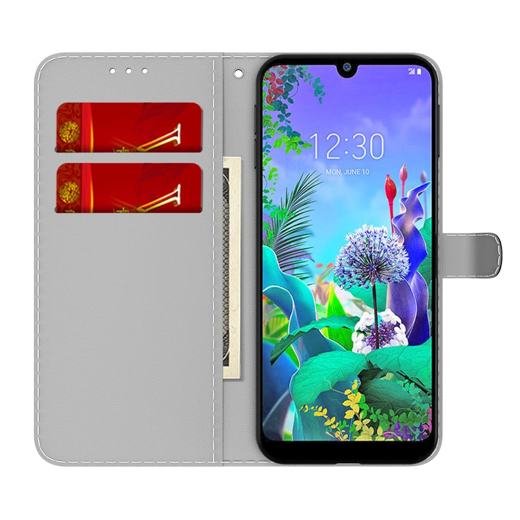 For LG K50 / Q60 Cloud Fog Pattern Horizontal Flip Leather Case with Holder & Card Slot & Wallet(Black) - LG Cases by buy2fix | Online Shopping UK | buy2fix