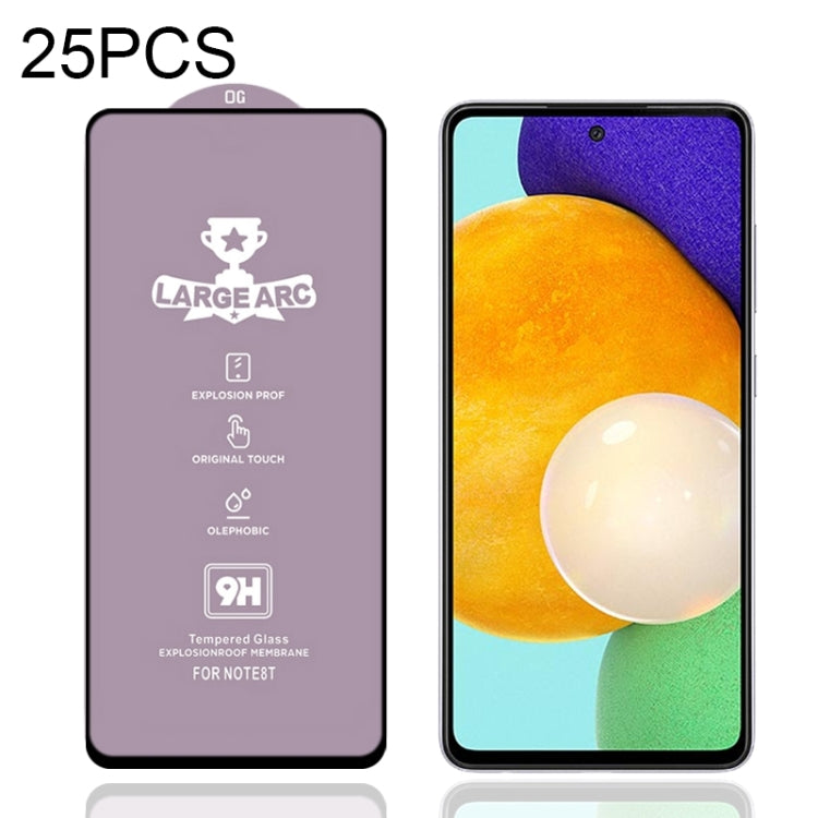 For Samsung Galaxy A52 4G 25 PCS 9H HD Large Arc High Alumina Full Screen Tempered Glass Film - Galaxy Tempered Glass by buy2fix | Online Shopping UK | buy2fix