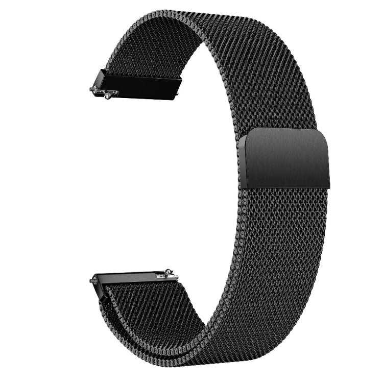 For Huawei Watch 3 / 3 Pro Milanese Stainless Steel Watch Band(Black) by buy2fix