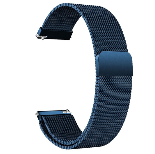 For Huawei Watch 3 / 3 Pro Milanese Stainless Steel Watch Band(Blue) - Watch Bands by buy2fix | Online Shopping UK | buy2fix