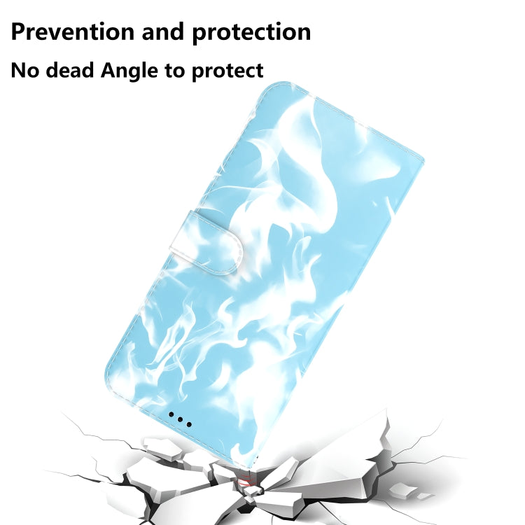 For Huawei P50 Pro Cloud Fog Pattern Horizontal Flip Leather Case with Holder & Card Slot & Wallet(Sky Blue) - Huawei Cases by buy2fix | Online Shopping UK | buy2fix