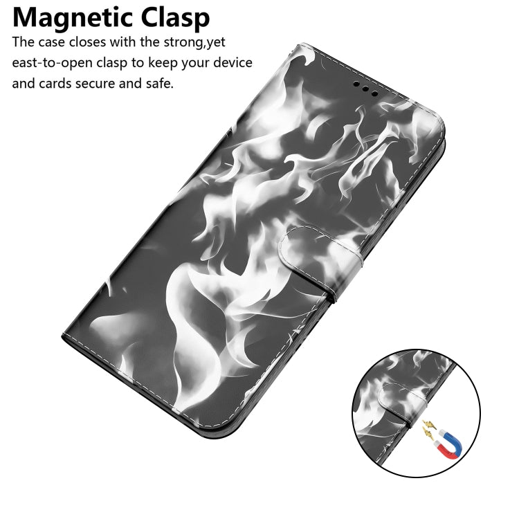 For Huawei P50 Pro Cloud Fog Pattern Horizontal Flip Leather Case with Holder & Card Slot & Wallet(Black) - Huawei Cases by buy2fix | Online Shopping UK | buy2fix