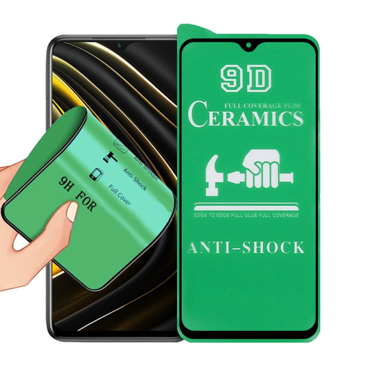 For Xiaomi Poco M3 9D Full Screen Full Glue Ceramic Film -  by buy2fix | Online Shopping UK | buy2fix