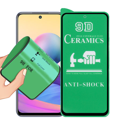 For Xiaomi Redmi Note 10 5G 9D Full Screen Full Glue Ceramic Film -  by buy2fix | Online Shopping UK | buy2fix
