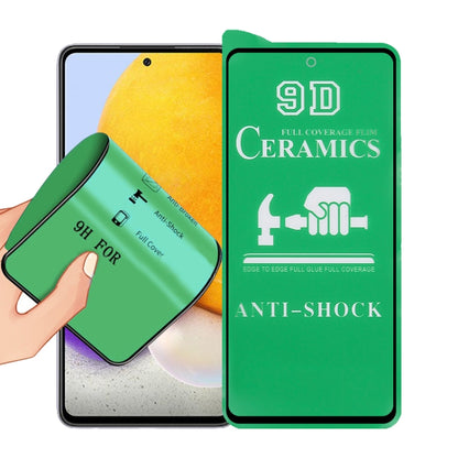 For Samsung Galaxy A72 5G / 4G 9D Full Screen Full Glue Ceramic Film - Galaxy Tempered Glass by buy2fix | Online Shopping UK | buy2fix