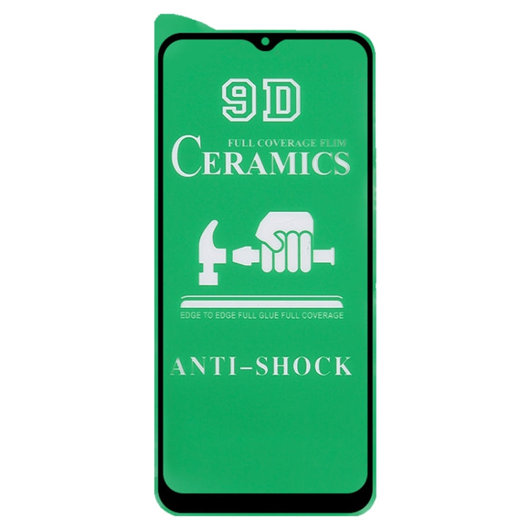 For Samsung Galaxy F02s 9D Full Screen Full Glue Ceramic Film - Galaxy Tempered Glass by buy2fix | Online Shopping UK | buy2fix
