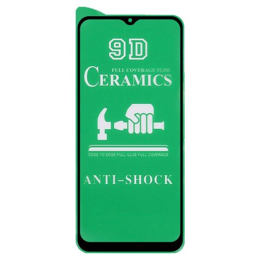 For Samsung Galaxy F02s 9D Full Screen Full Glue Ceramic Film - Galaxy Tempered Glass by buy2fix | Online Shopping UK | buy2fix