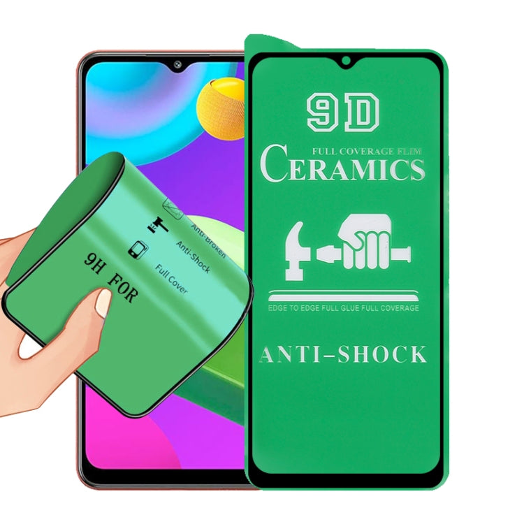 For Samsung Galaxy M02 9D Full Screen Full Glue Ceramic Film - Galaxy Tempered Glass by buy2fix | Online Shopping UK | buy2fix