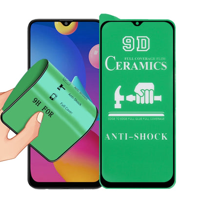 For Samsung Galaxy M02s 9D Full Screen Full Glue Ceramic Film - Galaxy Tempered Glass by buy2fix | Online Shopping UK | buy2fix