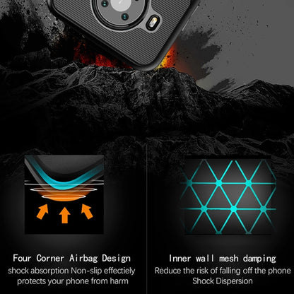 For Nokia X20 Thunderbolt Shockproof TPU Protective Soft Case(Blue) by buy2fix