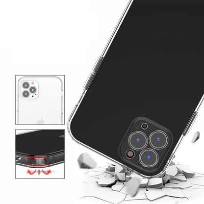 For iPhone 12 Acrylic Shockproof Protective Case(Transparent) - iPhone 12 / 12 Pro Cases by buy2fix | Online Shopping UK | buy2fix