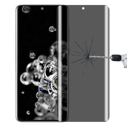 For Samsung Galaxy S20 Ultra 0.3mm 9H Surface Hardness 3D Curved Surface Privacy Glass Film by buy2fix