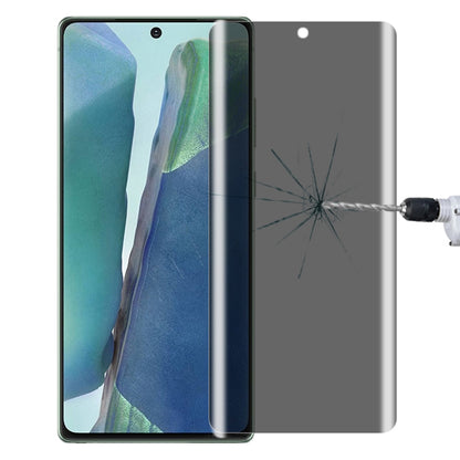 For Samsung Galaxy Note20 0.3mm 9H Surface Hardness 3D Curved Surface Privacy Glass Film by buy2fix