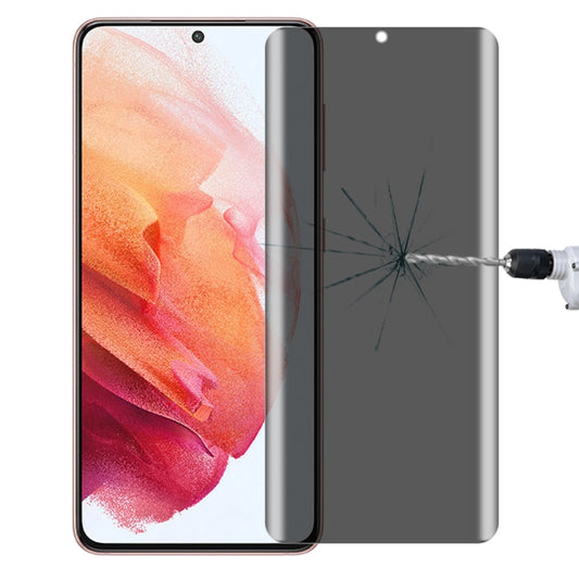 For Samsung Galaxy S21 5G 0.3mm 9H Surface Hardness 3D Curved Surface Privacy Glass Film - Galaxy Tempered Glass by buy2fix | Online Shopping UK | buy2fix