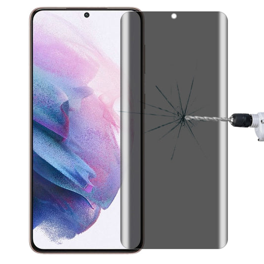 For Samsung Galaxy S21+ 5G 0.3mm 9H Surface Hardness 3D Curved Surface Privacy Glass Film - Galaxy Tempered Glass by buy2fix | Online Shopping UK | buy2fix