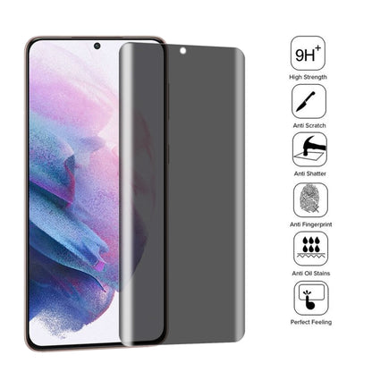 For Samsung Galaxy S21+ 5G 0.3mm 9H Surface Hardness 3D Curved Surface Privacy Glass Film - Galaxy Tempered Glass by buy2fix | Online Shopping UK | buy2fix