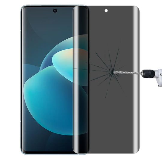 For vivo X60 Pro / X60 Pro+ / X60t Pro+ / X60s 0.3mm 9H Surface Hardness 3D Curved Surface Privacy Glass Film