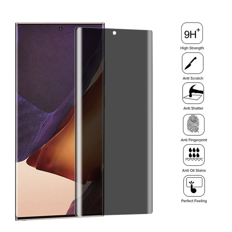 For Samsung Galaxy Note20 Ultra 25pcs 0.3mm 9H Surface Hardness 3D Curved Surface Privacy Glass Film by buy2fix