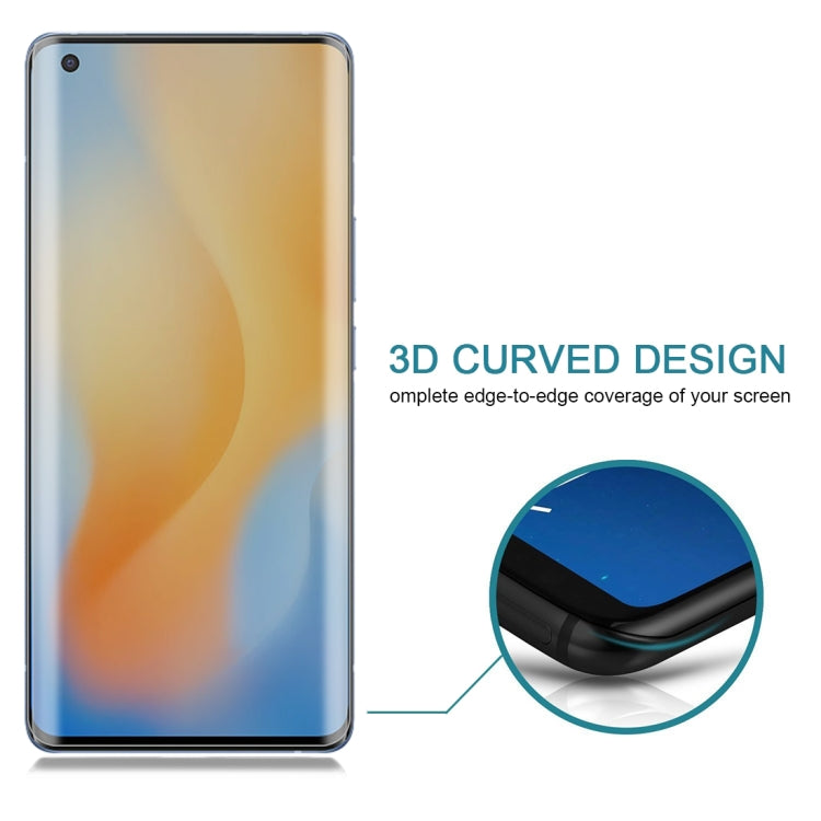 For vivo X50 Pro 25 PCS 0.3mm 9H Surface Hardness 3D Curved Surface Privacy Glass Film - Galaxy Tempered Glass by buy2fix | Online Shopping UK | buy2fix