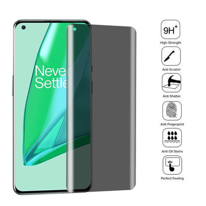 For OnePlus 9 Pro 25 PCS 0.3mm 9H Surface Hardness 3D Curved Surface Privacy Glass Film - OnePlus Tempered Glass by buy2fix | Online Shopping UK | buy2fix