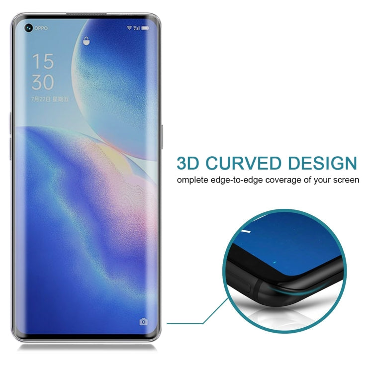 For OPPO Reno5 Pro 5G 25 PCS 0.3mm 9H Surface Hardness 3D Curved Surface Privacy Glass Film - OPPO Tempered Glass by buy2fix | Online Shopping UK | buy2fix