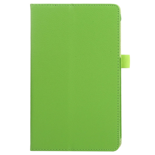 For Samsung Galaxy Tab A7 Lite T220 / T225 Litchi Texture Solid Color Horizontal Flip Leather Case with Holder & Pen Slot(Green) - Tab A7 Lite T220 / T225 by buy2fix | Online Shopping UK | buy2fix
